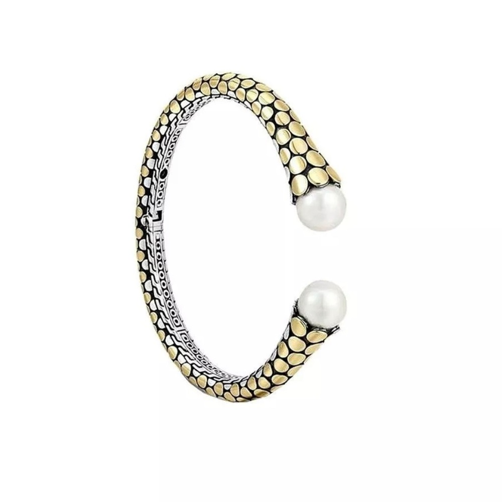 John Hardy Women’s Dot Gold & Silver Kick Cuff L